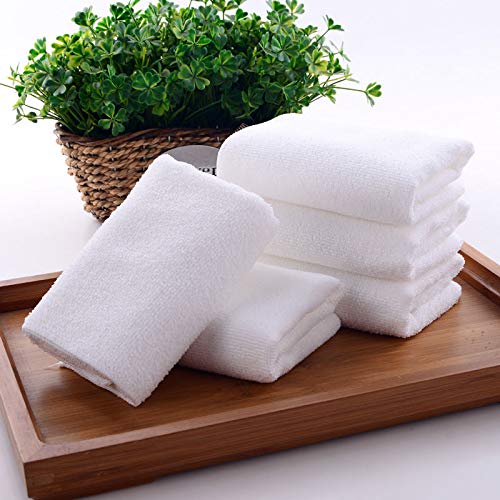 CARTMAN 14 x 14 Inch, 30 Pack, 280GSM Microfiber Cleaning Cloths, Non-Abrasive, Reusable and Washable, All Purpose Cleaning Towels for Household, Car Washing, Drying & Auto Detailing, White - Image 4