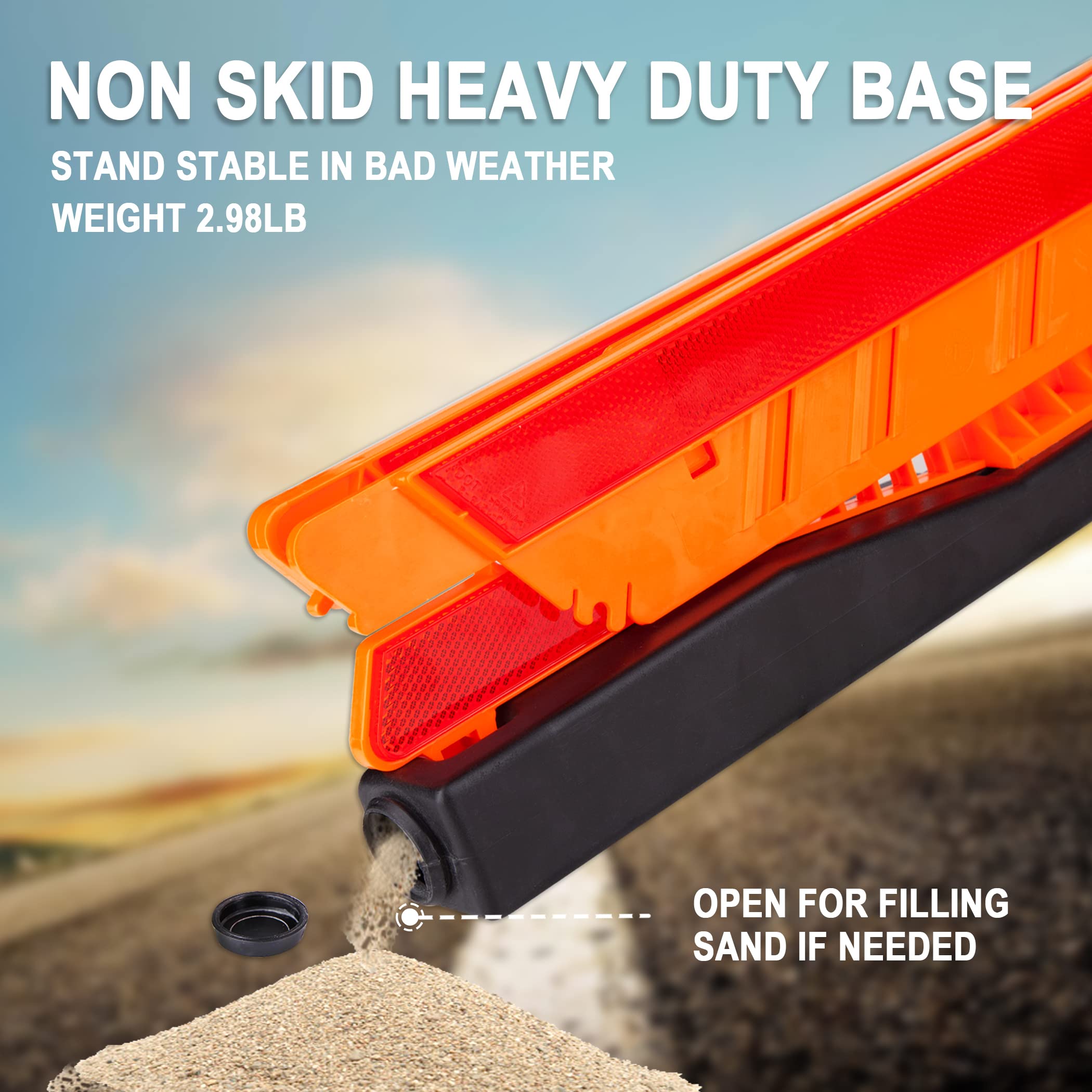 CARTMAN Warning Triangle DOT Approved Dual Cylinder DC 12V Air Compressor for Car - Image 5