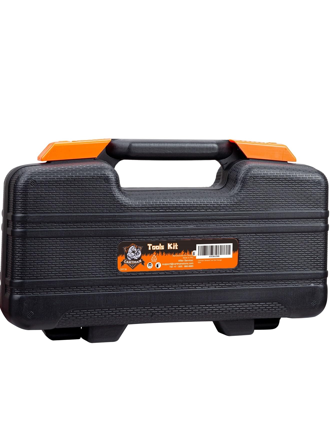 CARTMAN 39 Piece Tool Set General Household Hand Kit with Plastic Toolbox Storage Case Orange - Image 7