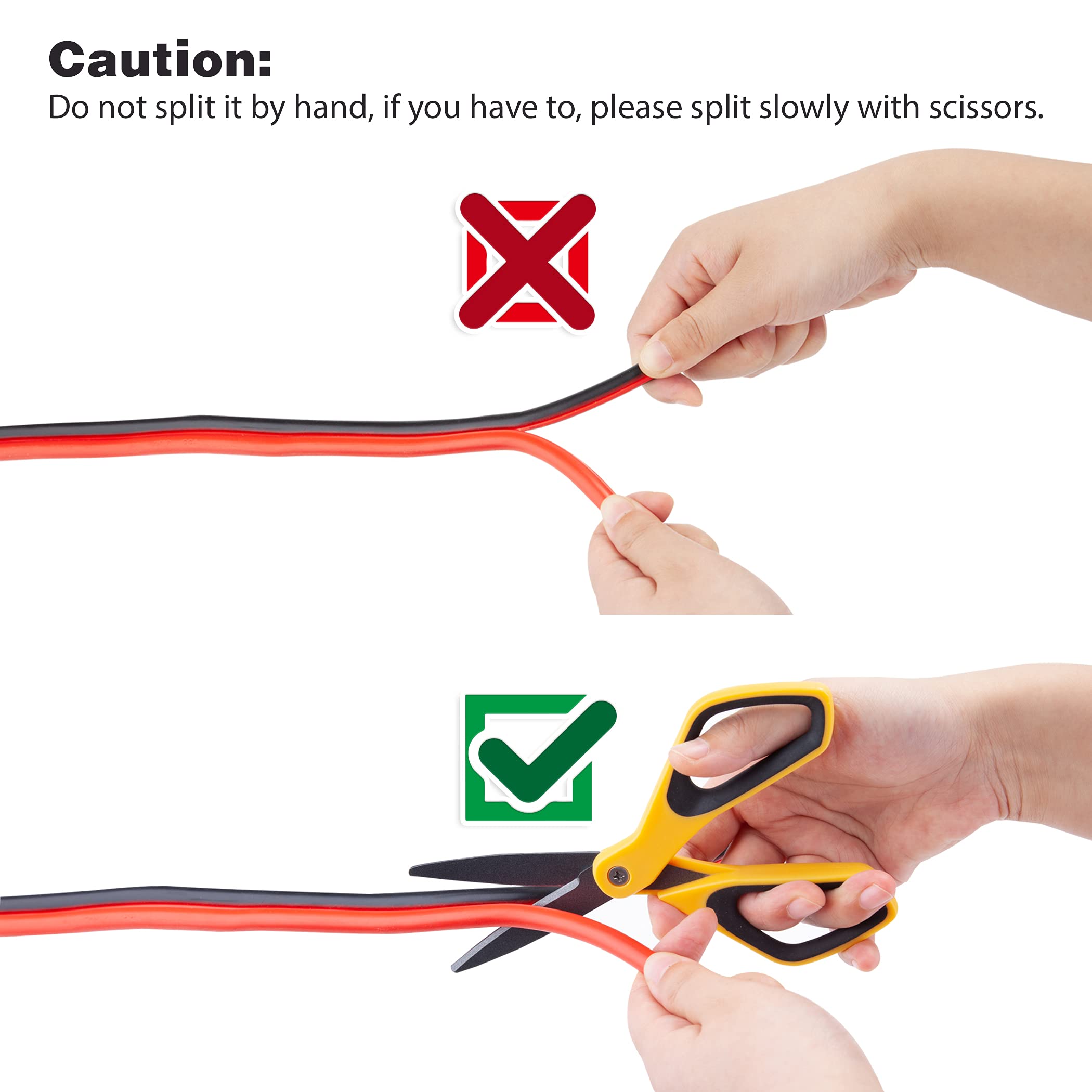 CARTMAN 10 Gauge 12 Feet Jumper Cables for Car Heavy Duty Booster Cables with Carry Bag - Image 3