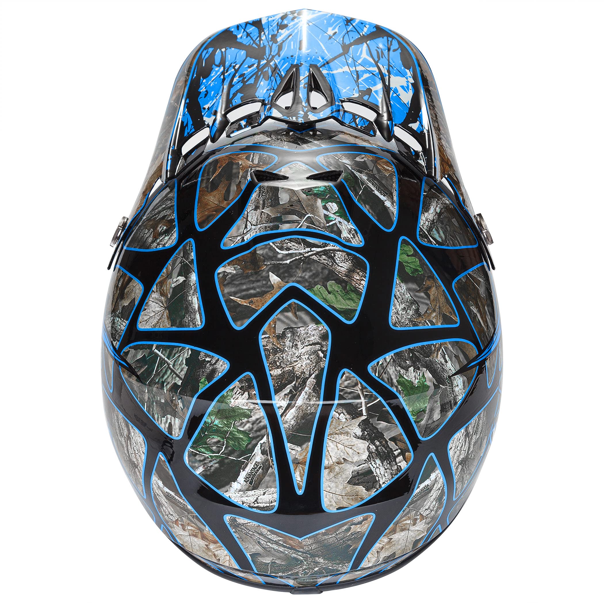 CARTMAN Adult Full Face Motorcycle Helmet, DOT Approved Dirt Bike Helmet, Matte Black and Red for Offroad, ATV, and Motocross - Image 5