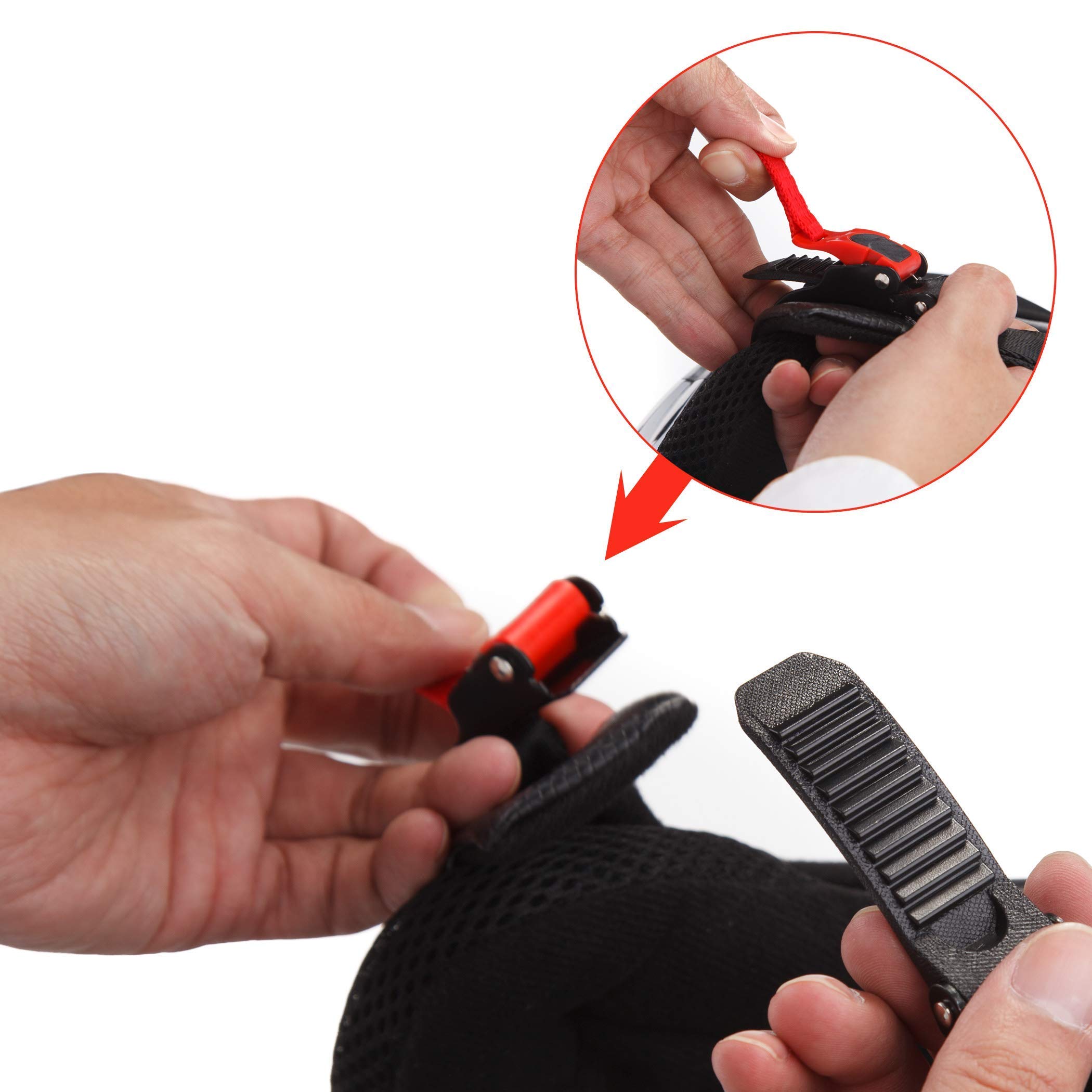 Cartman Cruiser Scooter Motorcycle Half Face Helmet, Patriotic Eagle USA Graphics, DOT Approved for Bike Scooter ATV UTV Chopper, X-Large - Image 6