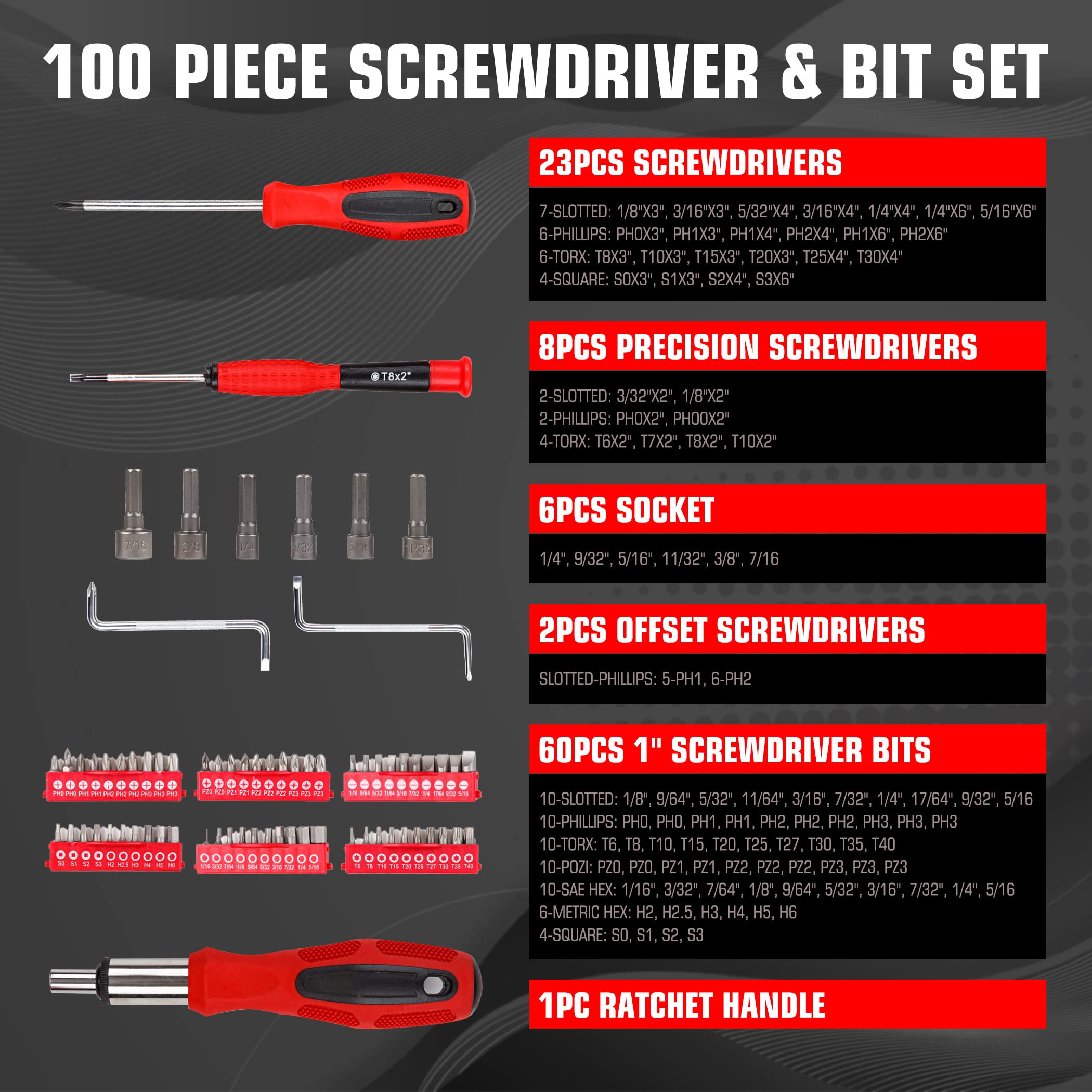 CARTMAN Magnetic Screwdriver Set with Rack, Includs Precision Screwdriver, Magnetizer Demagnetizer and Magnetic Bowl, DIY Tools for Men - Image 4