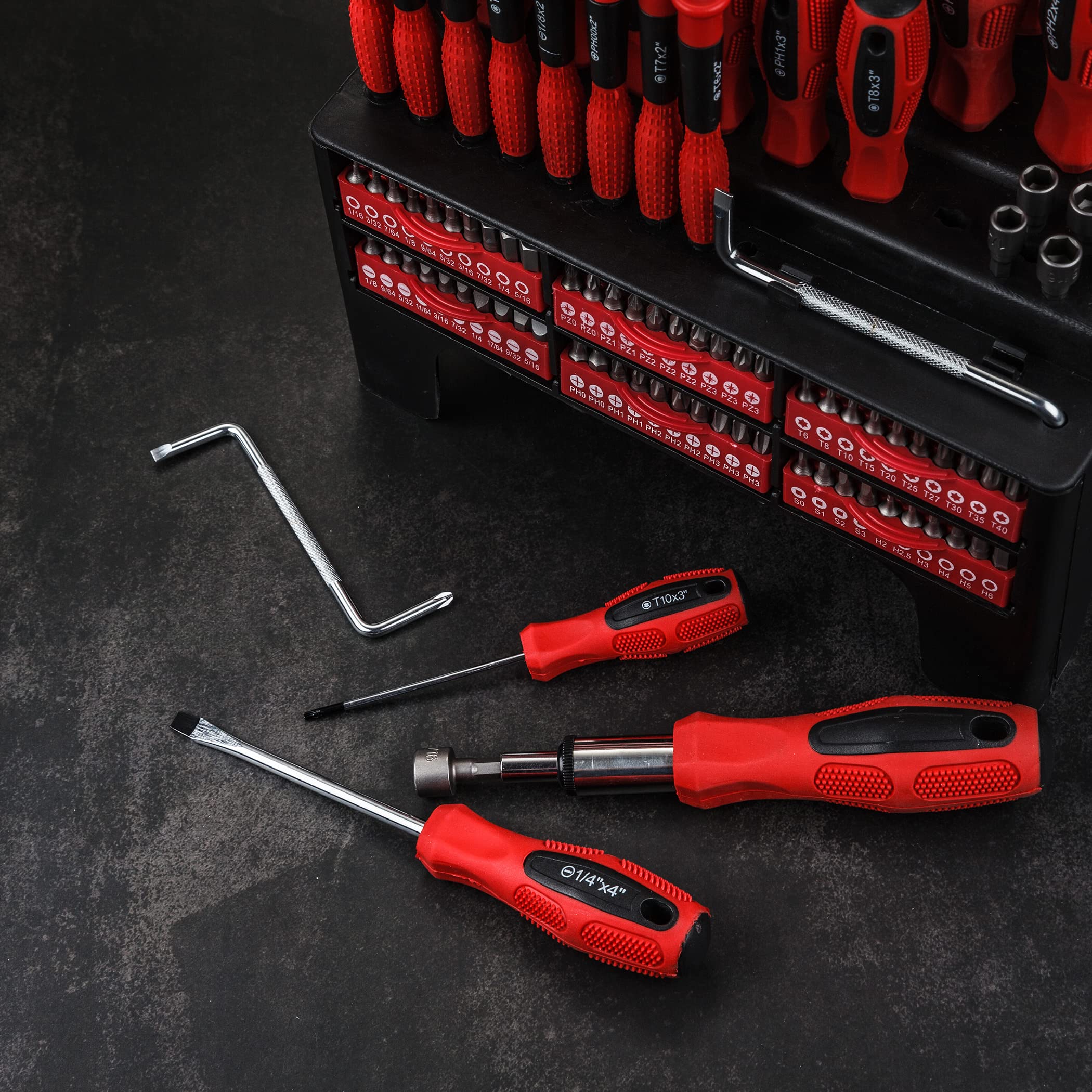 CARTMAN Magnetic Screwdriver Set with Rack, Includs Precision Screwdriver, Magnetizer Demagnetizer and Magnetic Bowl, DIY Tools for Men - Image 7