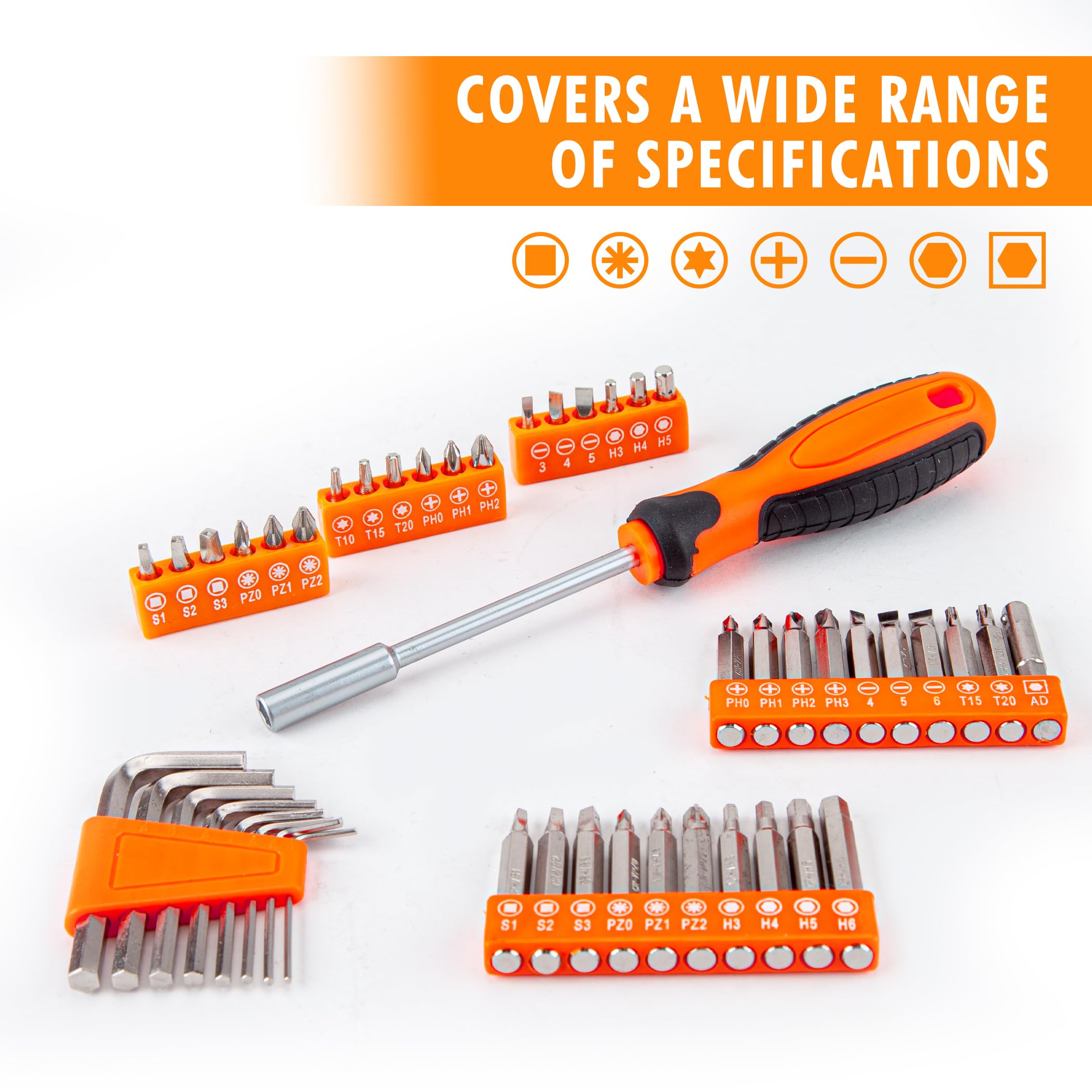 CARTMAN Power Tool Combo Kits with 12V Cordless Drill, Professional Household Home Tool Kit Set, DIY Hand Tool Kits for Garden Office House Repair, with a Robot Style Carry Box - Image 5