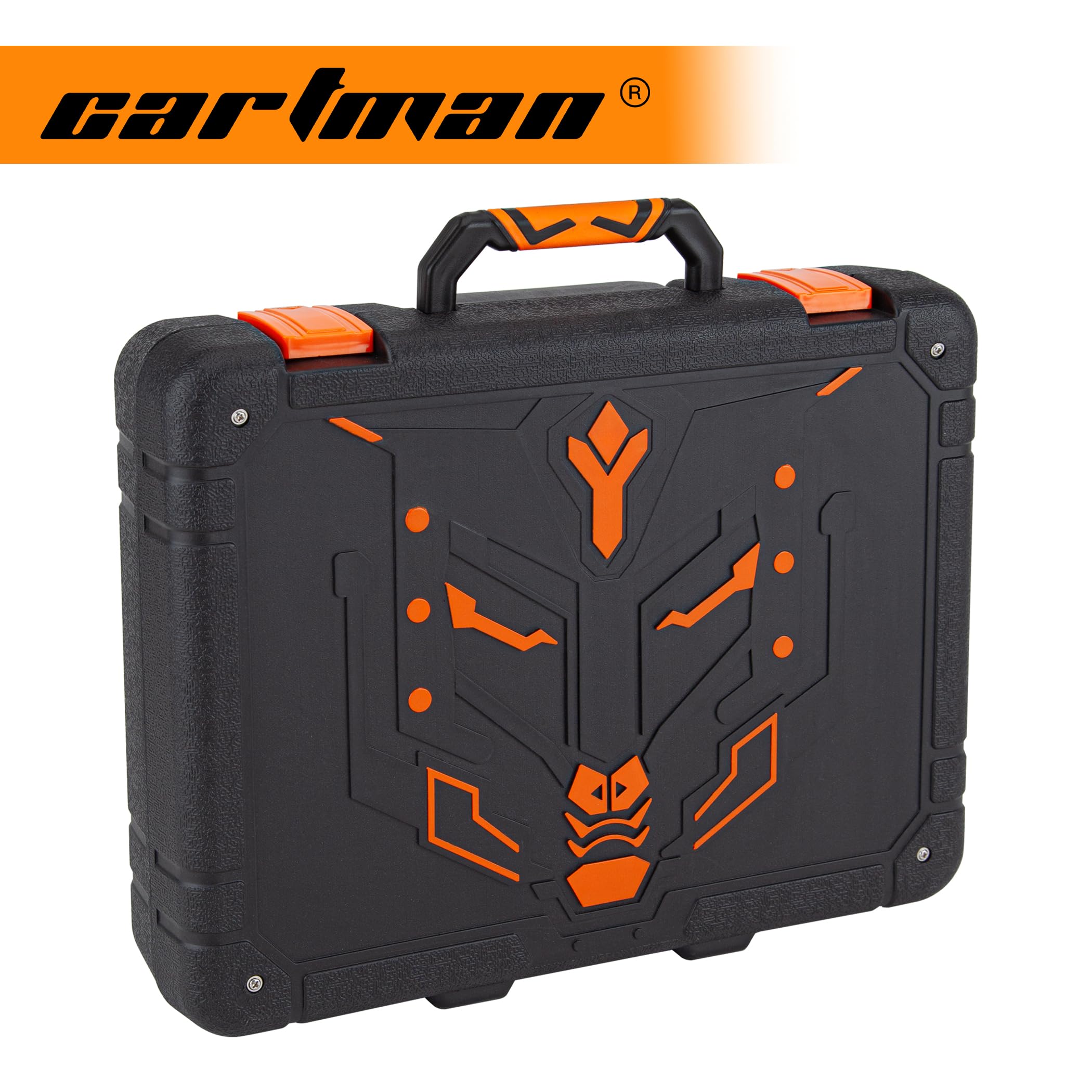 CARTMAN Power Tool Combo Kits with 12V Cordless Drill, Professional Household Home Tool Kit Set, DIY Hand Tool Kits for Garden Office House Repair, with a Robot Style Carry Box - Image 7