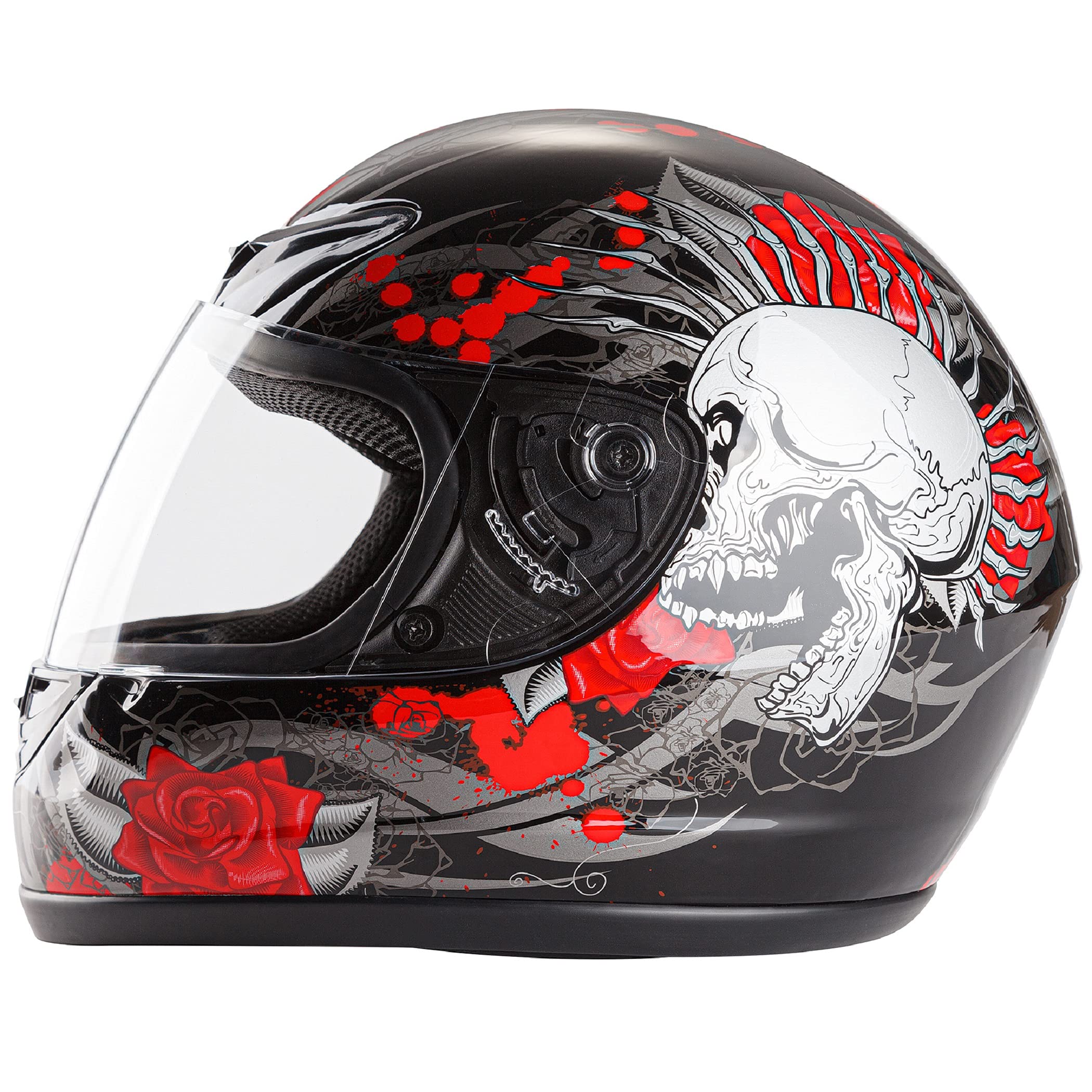 DOT Approved Full Face Motorcycle Helmet with Flip Up Dual Visor ，Full Face Motorcycle Helmet with Flip Up Dual Visor - Image 3